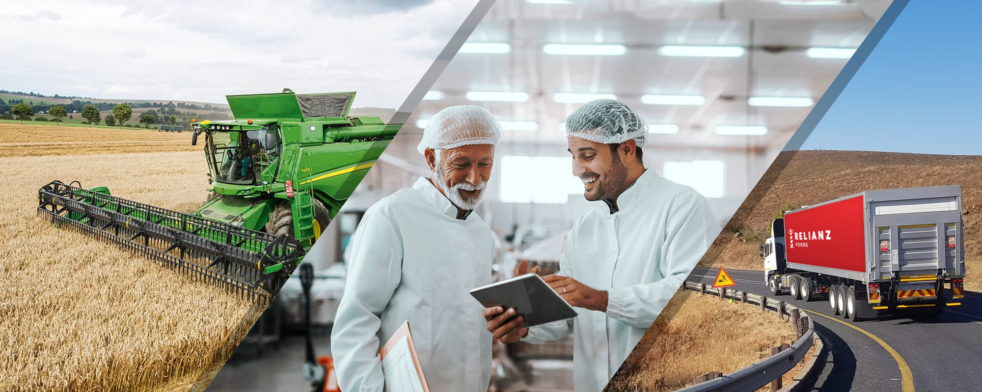 RELIANZ food technologists reviewing production data